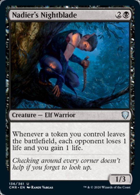 Nadier's Nightblade (Commander Legends) Near Mint