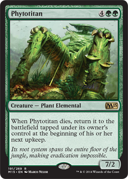 Phytotitan (Magic 2015 Core Set) Medium Play