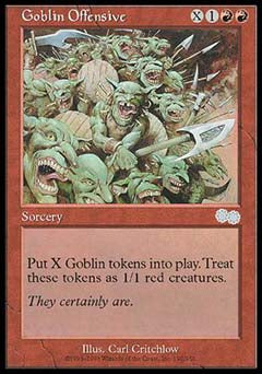 Goblin Offensive (Urza's Saga) Medium Play