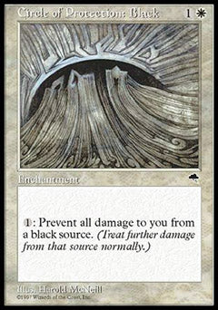 Circle of Protection: Black (Tempest) Near Mint