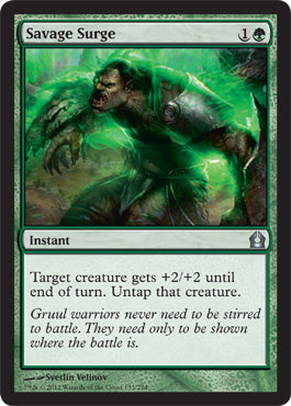 Savage Surge (Return to Ravnica) Medium Play