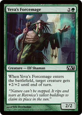 Yeva's Forcemage (Magic 2013 Core Set) Medium Play