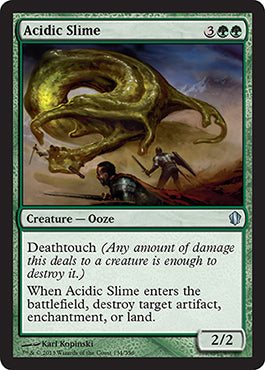 Acidic Slime (Commander 2013 Edition) Light Play