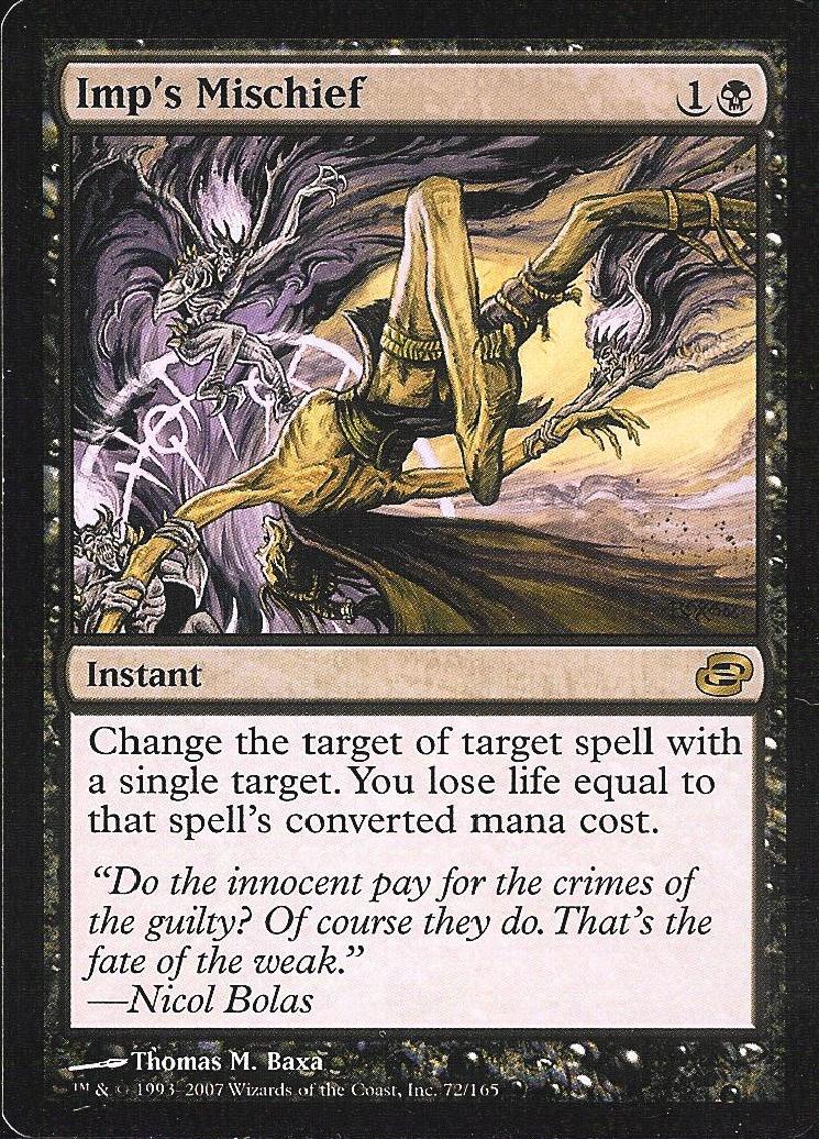 Imp's Mischief (Planar Chaos) Light Play Foil