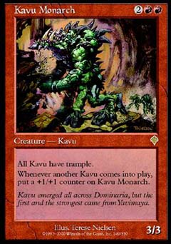 Kavu Monarch (Invasion) Near Mint Foil