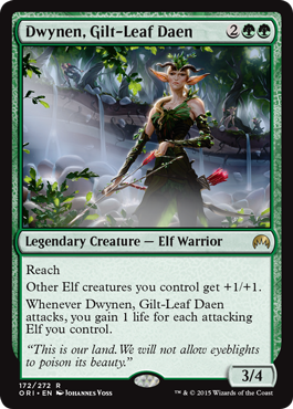 Dwynen, Gilt-Leaf Daen (Magic Origins) Medium Play