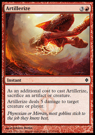 Artillerize (New Phyrexia) Light Play