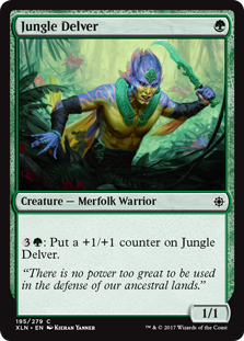 Jungle Delver (Ixalan) Light Play