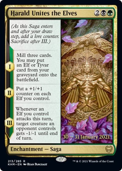 Harald Unites the Elves (Promos: Prerelease Cards) Near Mint Foil