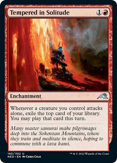 Tempered in Solitude (Kamigawa: Neon Dynasty) Medium Play