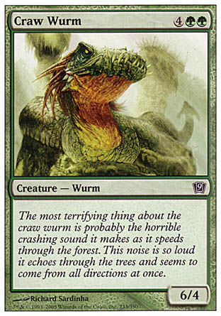 Craw Wurm (9th Edition) Medium Play