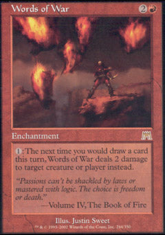 Words of War (Onslaught) Near Mint