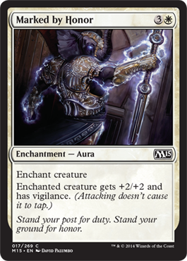 Marked by Honor (Magic 2015 Core Set) Light Play