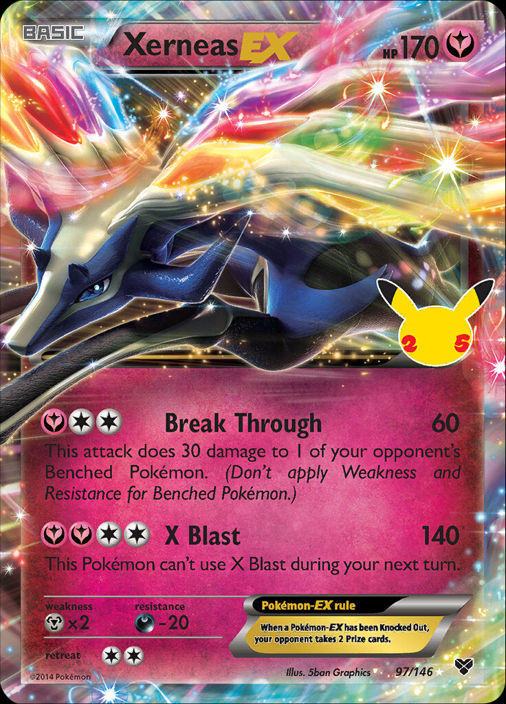 Xerneas-EX (97/146) [SWSH: Celebrations Classic Collection]