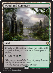 Woodland Cemetery (Dominaria) Near Mint Foil