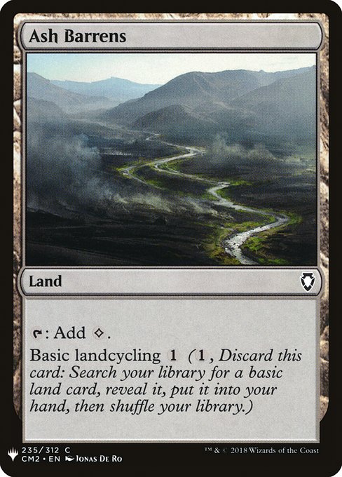 Ash Barrens (Mystery Booster) Near Mint