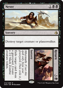 Never to Return (Amonkhet) Near Mint