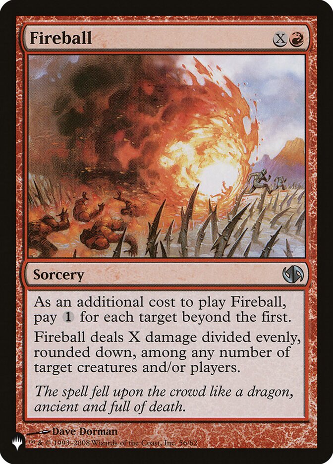 Fireball (The List) Near Mint