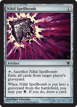 Nihil Spellbomb (Commander 2013 Edition) Near Mint