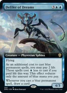 Defiler of Dreams (Extended Art) (Dominaria United) Light Play Foil
