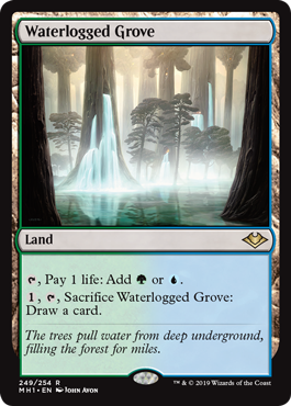 Waterlogged Grove (Modern Horizons) Near Mint Foil