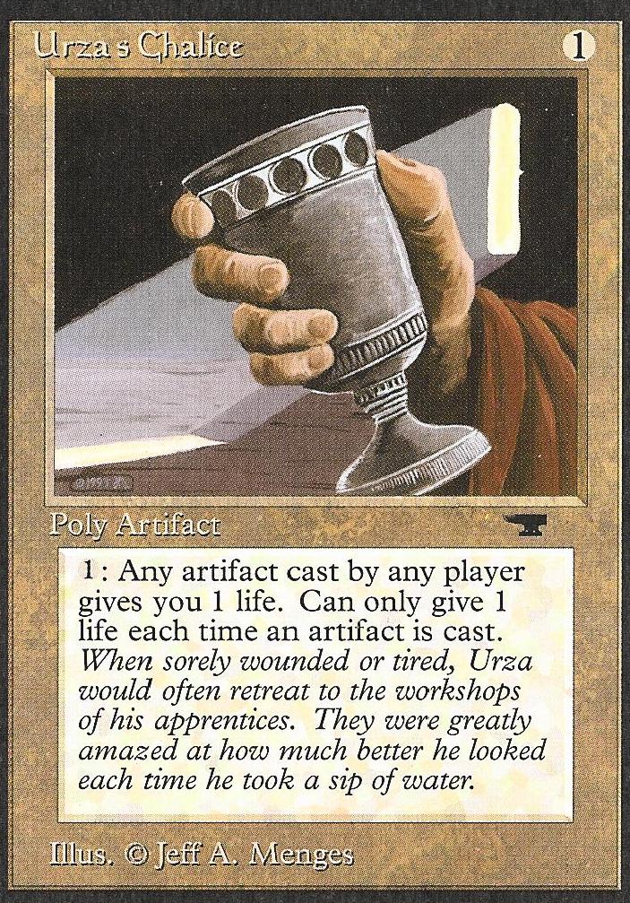 Urza's Chalice (Antiquities) Heavy Play