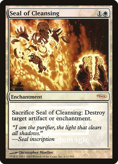 Seal of Cleansing (Promos: FNM) Near Mint Foil