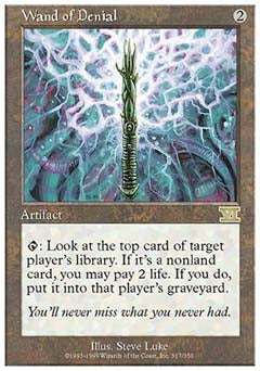 Wand of Denial (Classic 6th Edition) Medium Play