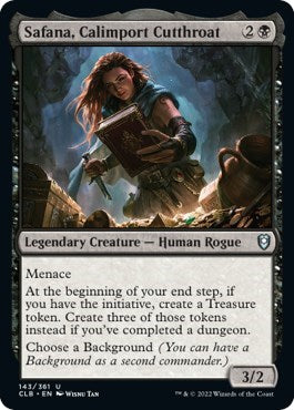 Safana, Calimport Cutthroat (Commander Legends: Battle for Baldur's Gate) Near Mint