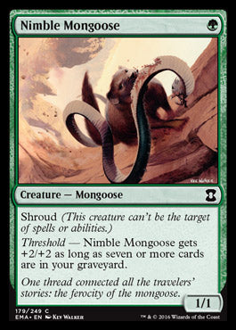 Nimble Mongoose (Eternal Masters) Light Play Foil