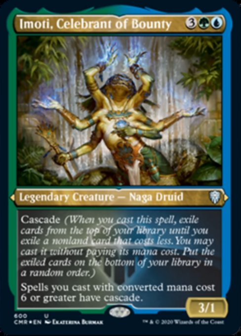 Imoti, Celebrant of Bounty (Foil Etched) (Commander Legends) Near Mint Foil