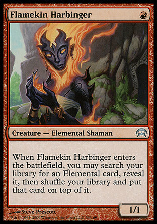 Flamekin Harbinger (Planechase) Medium Play