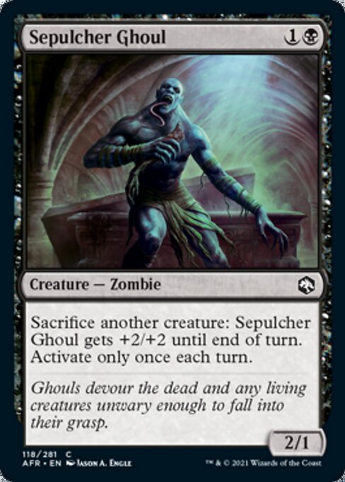 Sepulcher Ghoul (Adventures in the Forgotten Realms) Near Mint Foil