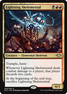 Lightning Skelemental (Modern Horizons) Medium Play