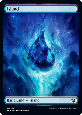 Island (251) (Theros Beyond Death) Near Mint Foil