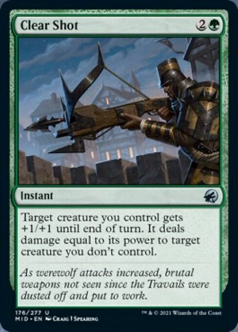 Clear Shot (Innistrad: Midnight Hunt) Near Mint