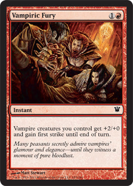 Vampiric Fury (Innistrad) Light Play