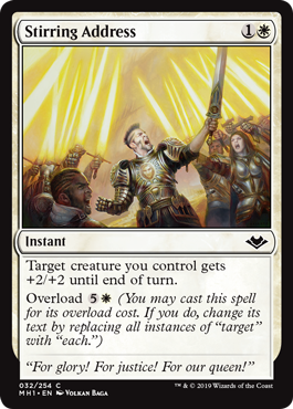 Stirring Address (Modern Horizons) Near Mint Foil