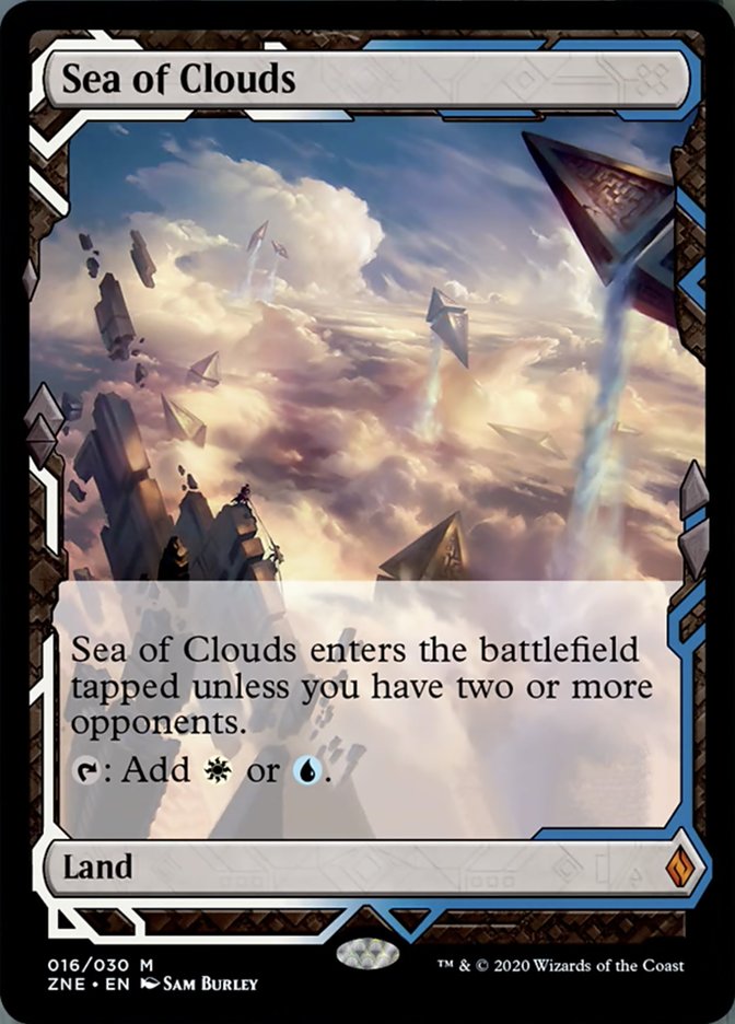 Sea of Clouds (Zendikar Rising Expeditions) Light Play