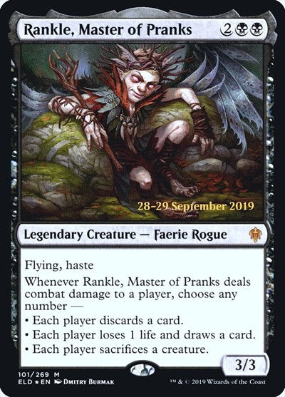 Rankle, Master of Pranks (Promos: Prerelease Cards) Near Mint Foil