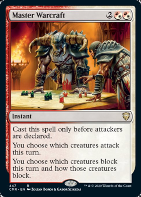 Master Warcraft (Commander 2020 Commander Legends) Near Mint