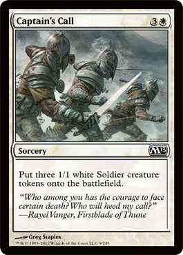 Captain's Call (Magic 2013 Core Set) Light Play