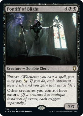Pontiff of Blight (Commander Legends: Battle for Baldur's Gate) Near Mint