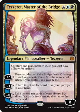 Tezzeret, Master of the Bridge (War of the Spark) Near Mint