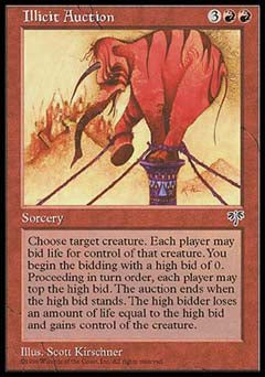 Illicit Auction (Mirage) Near Mint