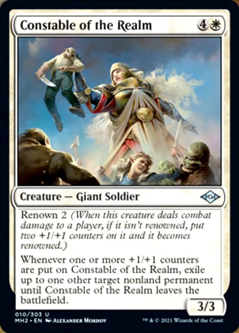 Constable of the Realm (Modern Horizons 2) Near Mint Foil