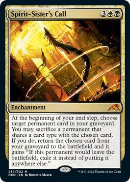 Spirit-Sister's Call (Kamigawa: Neon Dynasty) Near Mint Foil