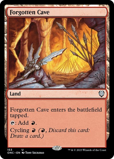 Forgotten Cave (Commander: Phyrexia: All Will Be One) Near Mint