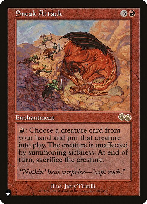 Sneak Attack (The List) Near Mint
