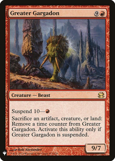 Greater Gargadon (Mystery Booster) Light Play